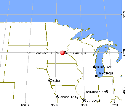 St. Bonifacius, Minnesota map