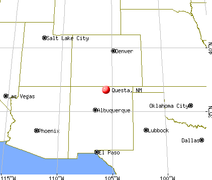 Questa, New Mexico map
