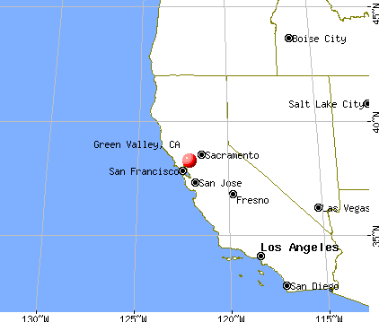 Green Valley, California map