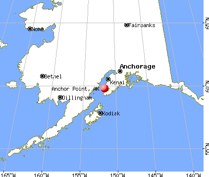 Anchor Point, Alaska map
