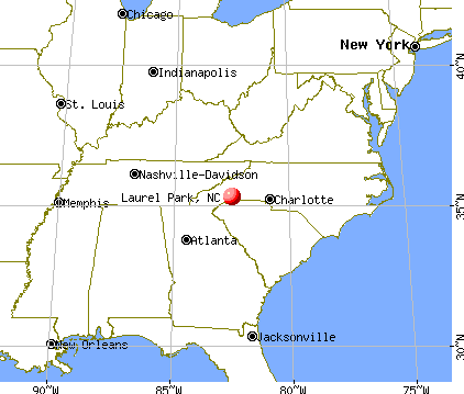 Laurel Park, North Carolina map