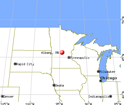 Albany, Minnesota map
