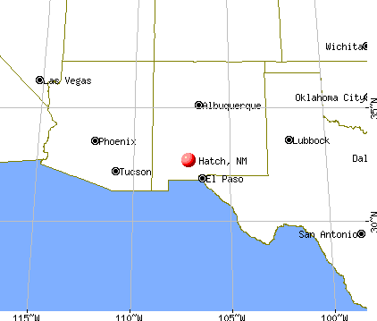 Hatch, New Mexico map