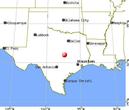 Little River-Academy, Texas map