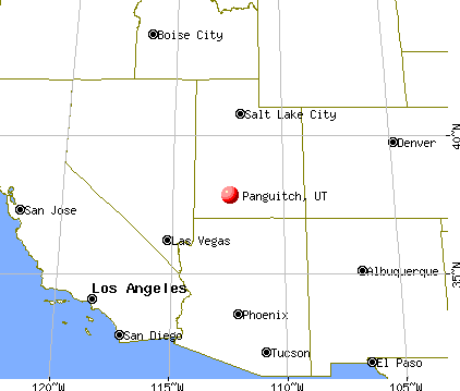 Panguitch, Utah map