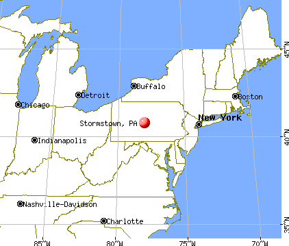 Stormstown, Pennsylvania map