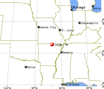 Salem, Arkansas (AR 72576) profile: population, maps, real estate ...