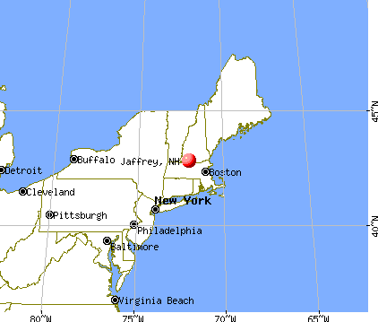 Jaffrey, New Hampshire map