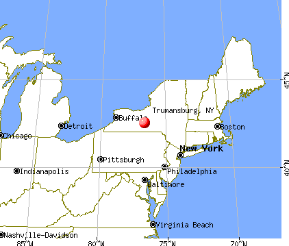Trumansburg, New York map