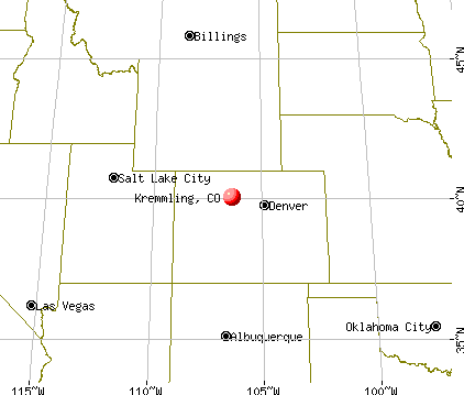 Kremmling, Colorado map