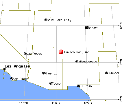 Lukachukai, Arizona map