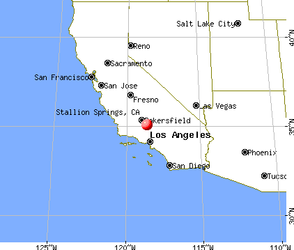 Stallion Springs, California map