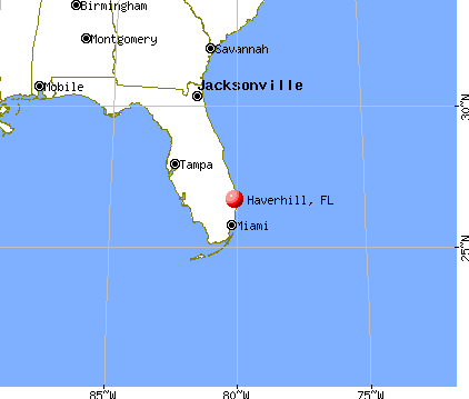 Haverhill, Florida map