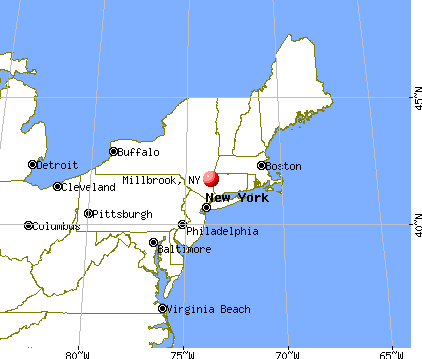 Millbrook, New York map