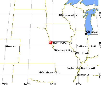 Rock Port, Missouri map