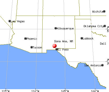 Dona Ana, New Mexico map