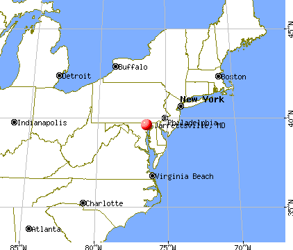 Jarrettsville, Maryland map