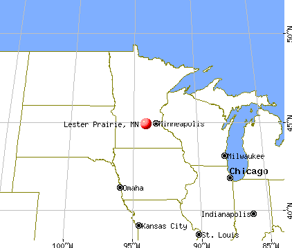 Lester Prairie, Minnesota map