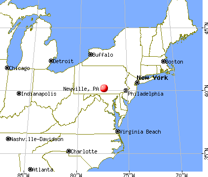 Newville, Pennsylvania map