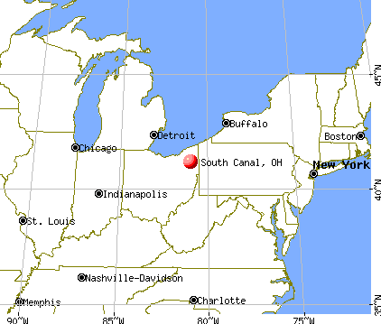 South Canal, Ohio map