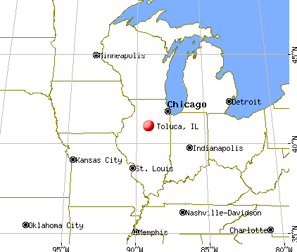Toluca, Illinois map