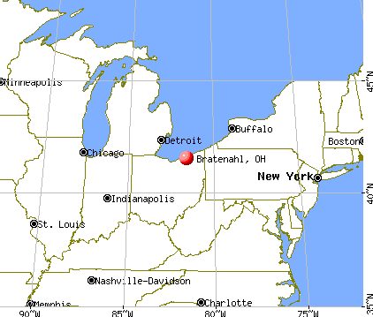 Bratenahl, Ohio map