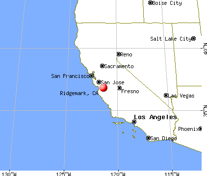 Ridgemark, California map