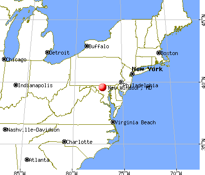 New Windsor, Maryland map