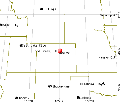 Todd Creek, Colorado map