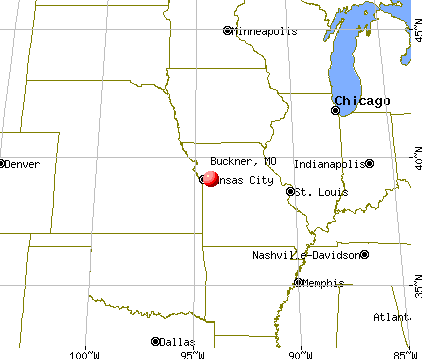 Buckner, Missouri map