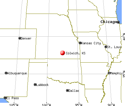 Colwich, Kansas map