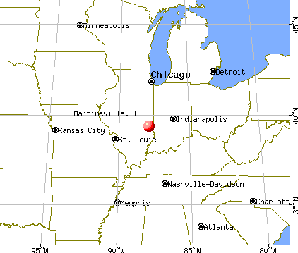Martinsville, Illinois map