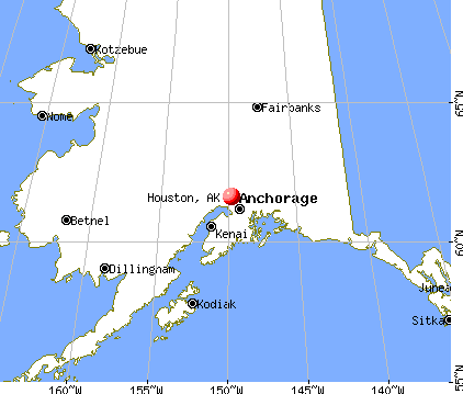 Houston, Alaska map