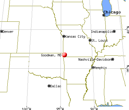 Goodman, Missouri map