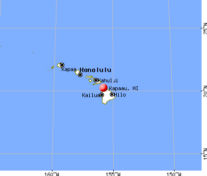 Kapaau, Hawaii map