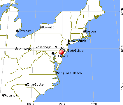 Rosenhayn, New Jersey map
