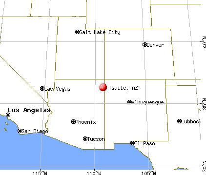 Tsaile, Arizona map