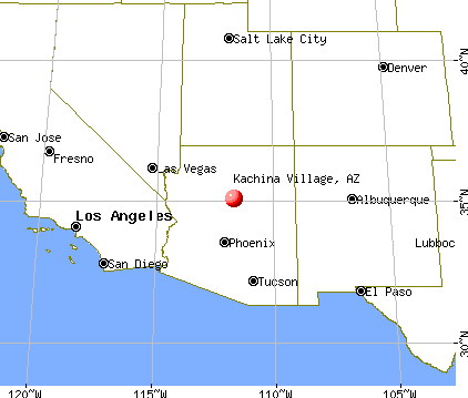 Kachina Village, Arizona map