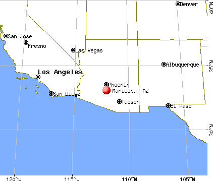 Maricopa, Arizona map