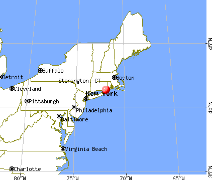 Stonington, Connecticut map