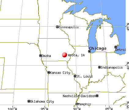 Keota, Iowa map
