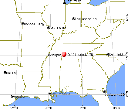 Collinwood, Tennessee map