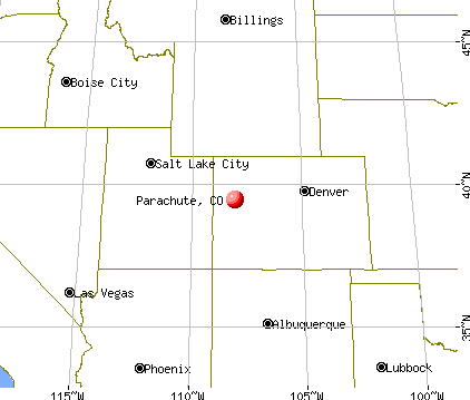 Parachute, Colorado map