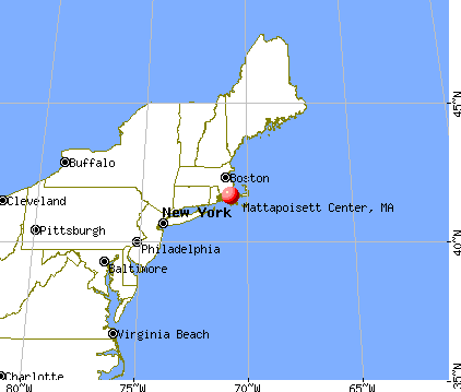 Mattapoisett Center, Massachusetts map