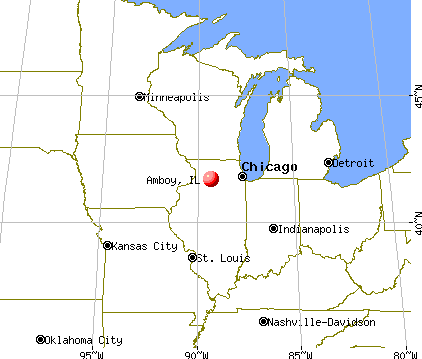 Amboy, Illinois map