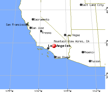 Mountain View Acres, California map