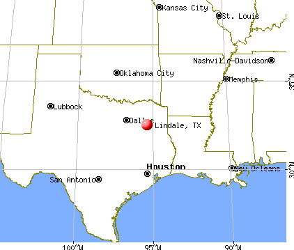 Lindale, Texas map