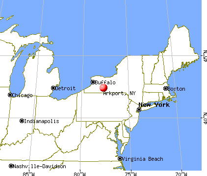 Arkport, New York map