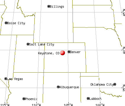 Keystone Colorado (US) Location, Map and Directions