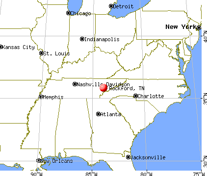 Rockford, Tennessee map
